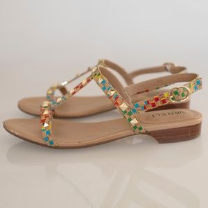 Vaneli woman's studded flat